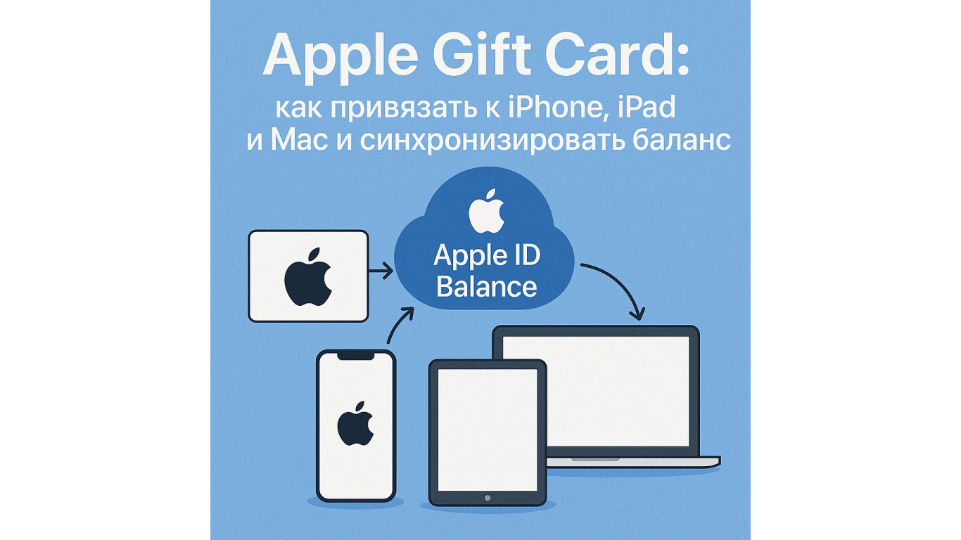 Apple Gift Card: как привязать к iPhone, iPad и Mac и синхронизировать баланс