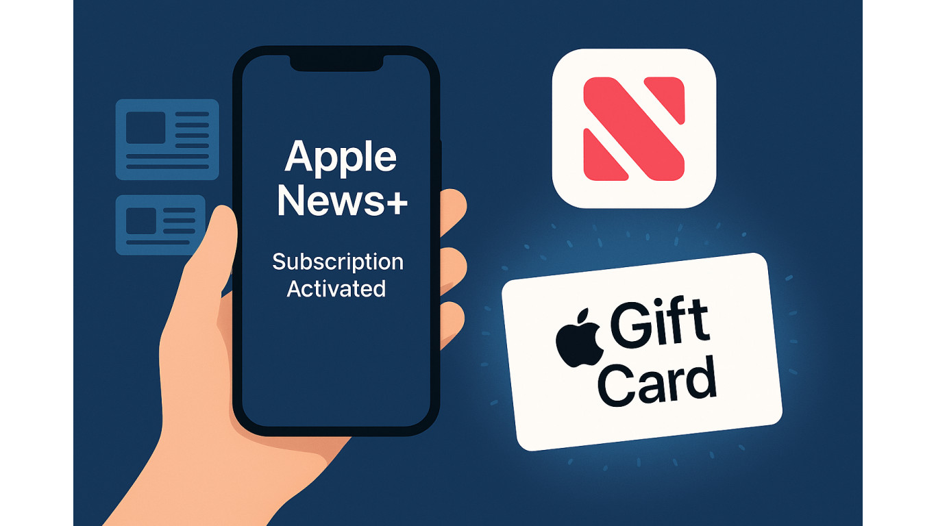 Как оплатить Apple News+ с помощью Apple Gift Card и избежать ошибок активации