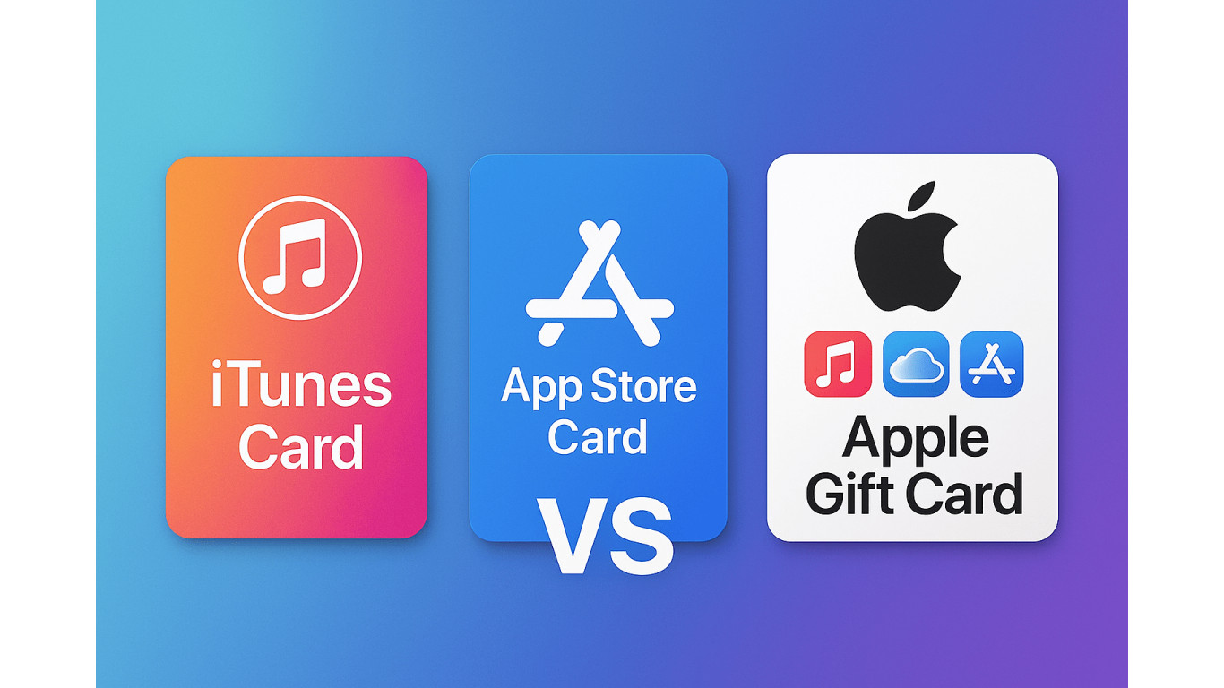 Apple Gift Card, iTunes Card и App Store Card: в чём разница в 2025 году